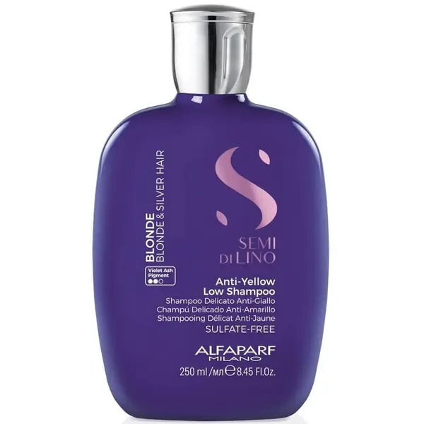 Alfaparf Milano Alfaparf Milano Semi Di Lino Blonde Anti Yellow Low Shampoo Šampon 250 ml