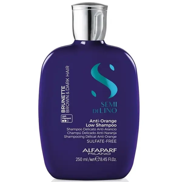 Alfaparf Milano Alfaparf Milano Semi Di Lino Brunette Anti Orange Low Shampoo Šampon 250 ml