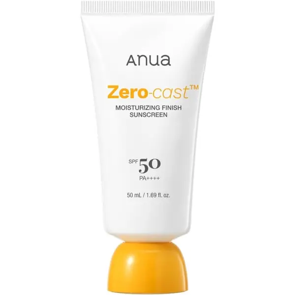Anua Anua Zero-Cast™ Moisturizing Finish Sunscreen SPF 50+ Krema Za Lice Zaštitu Od Sunca 50 ml