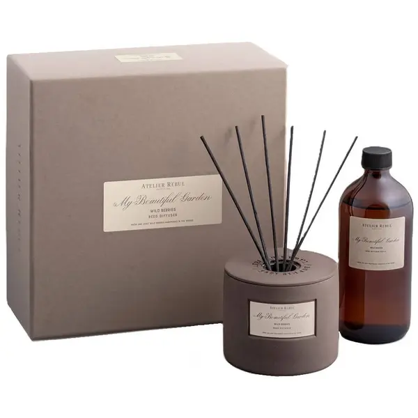Atelier Rebul Atelier Rebul My Beautiful Garden Wild Berries Reed Diffuser Set 450 ml