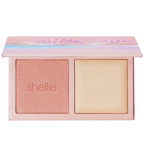 Benefit Cosmetics Benefit Cosmetics Setovi I Palete Twinkle Beach Blush & Highlighter Duo Palette Paleta Za Lice 1 kom,