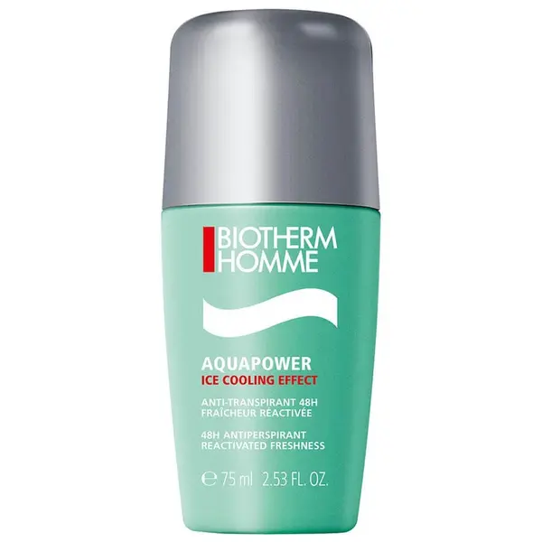Biotherm Homme Biotherm Homme Aquapower Ice Cooling 48H Control Deo Roll On Deodorant 75 ml