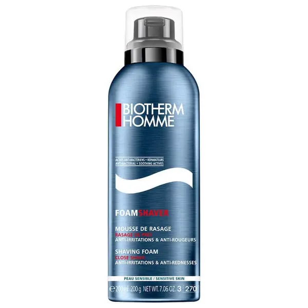 Biotherm Homme Biotherm Homme Sensitive Force Shaving Foam Skin Pjena Za Brijanje 200 ml