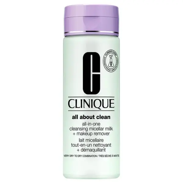 Clinique Clinique All About Clean All-in-One Cleansing Micellar Milk+Makeup Remover For Dry/Combination Skin Micelarno Mlijeko 200 ml