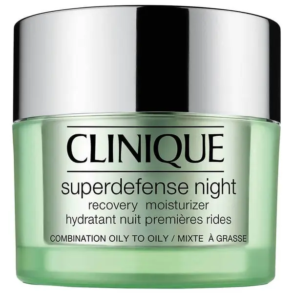 Clinique Clinique Superdefense Night Recovery Moisturizer Combination Oily To Krema Za Njegu Lica 50 ml