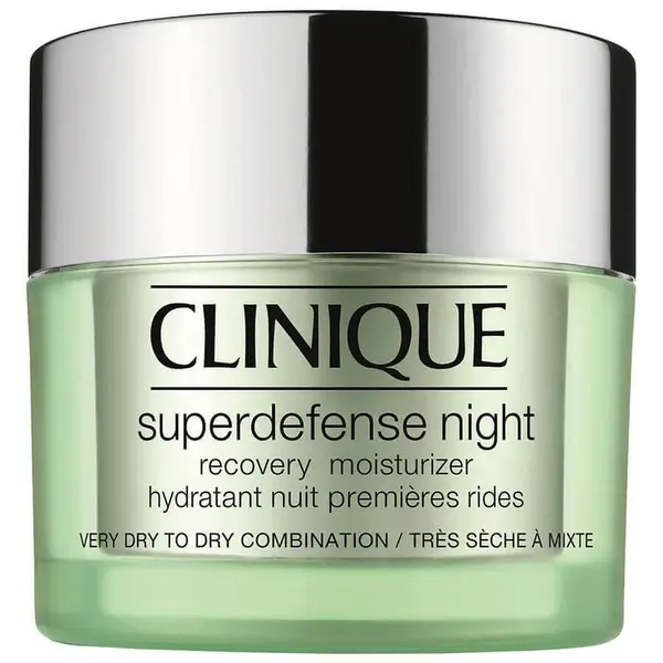 Clinique Clinique Superdefense Night Recovery Moisturizer Very Dry To Combination Krema Za Njegu Lica 50 ml