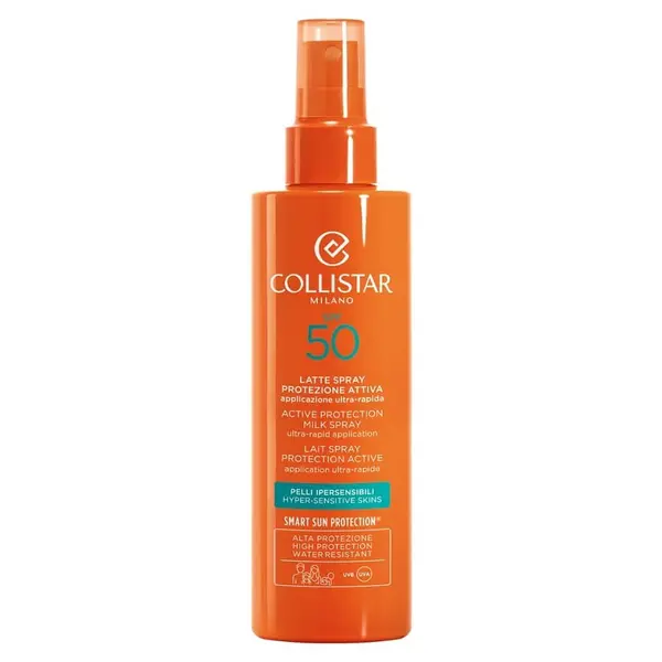 Collistar Collistar Active Protection Milk Spray SPF 50 Mlijeko Za Zaštitu Od Sunca 200 ml