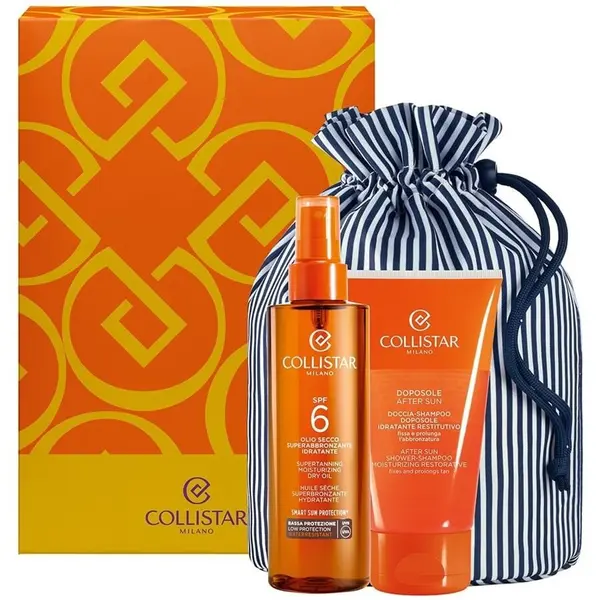 Collistar Collistar Sun Supertanning Moisturizing Dry Oil SPF6 Set 1 kom,