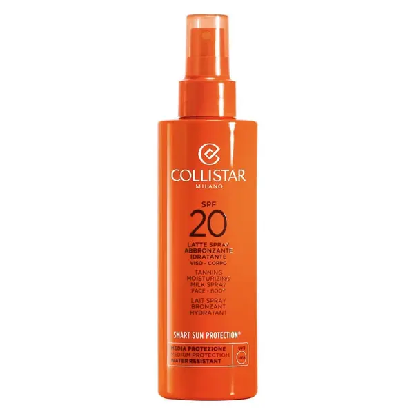 Collistar Collistar Sun Tanning Moisturizing Milk Spray SPF20 Sprej Za Brže Tamnjenje 200 ml