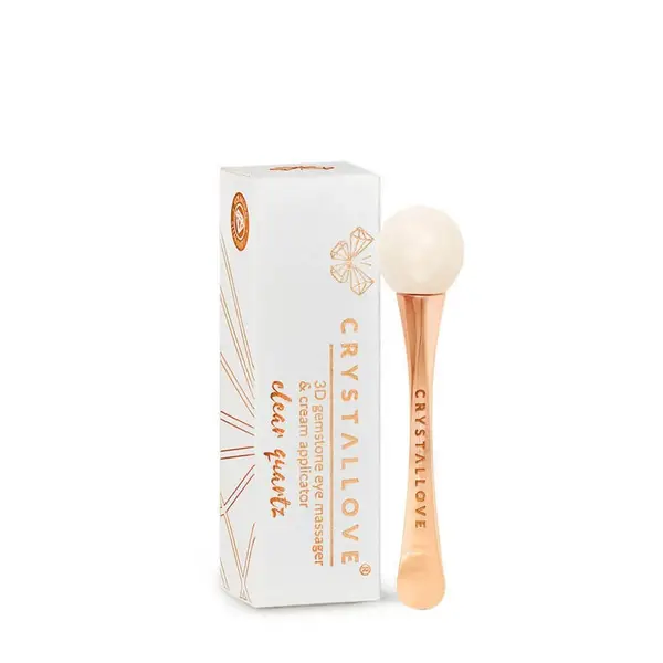 Crystallove Crystallove 3D Clear Quartz Eye Massager Masažer Za Lice 1 kom,