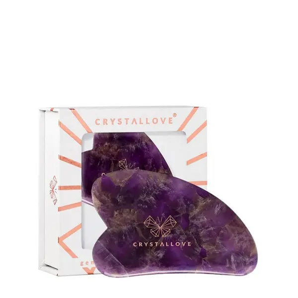 Crystallove Crystallove Masažeri Za Lice Amethyst Gua Sha Masažer 1 kom,
