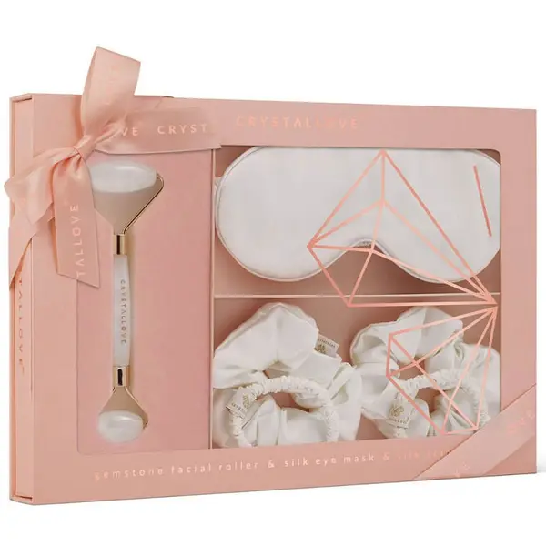 Crystallove Crystallove Masažeri Za Lice Clear Quartz Home Spa Set 1 kom,