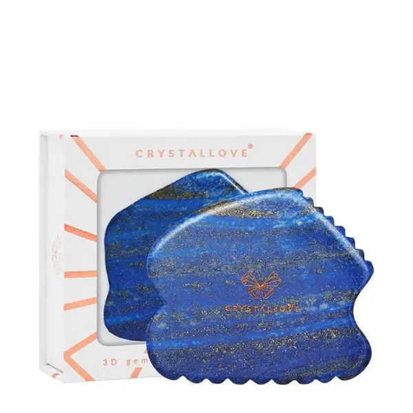 Crystallove Crystallove Masažeri Za Lice Lapis Lazuli Contour Gua Sha Masažer 1 kom,
