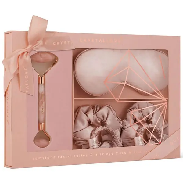 Crystallove Crystallove Masažeri Za Lice Rose Quartz Home Spa Set 1 kom,