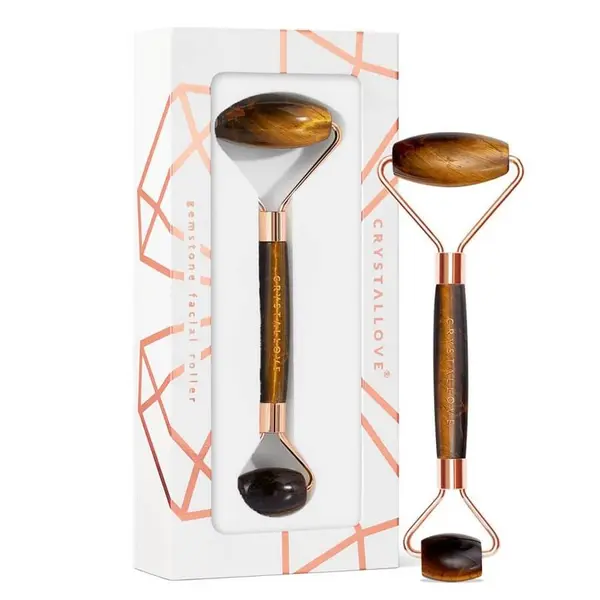 Crystallove Crystallove Masažeri Za Lice Tiger Eye Roller Masažer 1 kom,