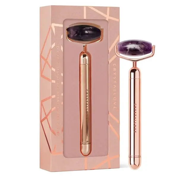 Crystallove Crystallove Masažeri Za Lice Vibrating Amethyst Roller Masažer 1 kom,