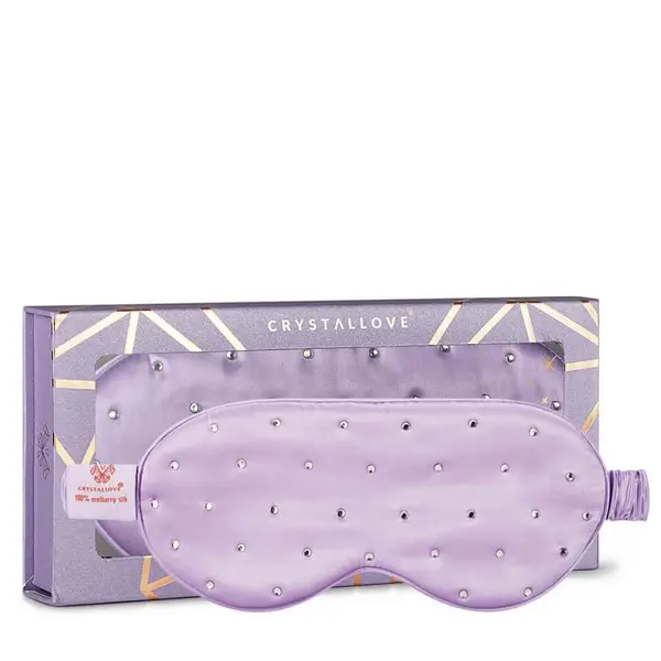 Crystallove Crystallove Maske Za Lice Crystalized Silk Eye Mask Lilac Maska Spavanje 1 kom,