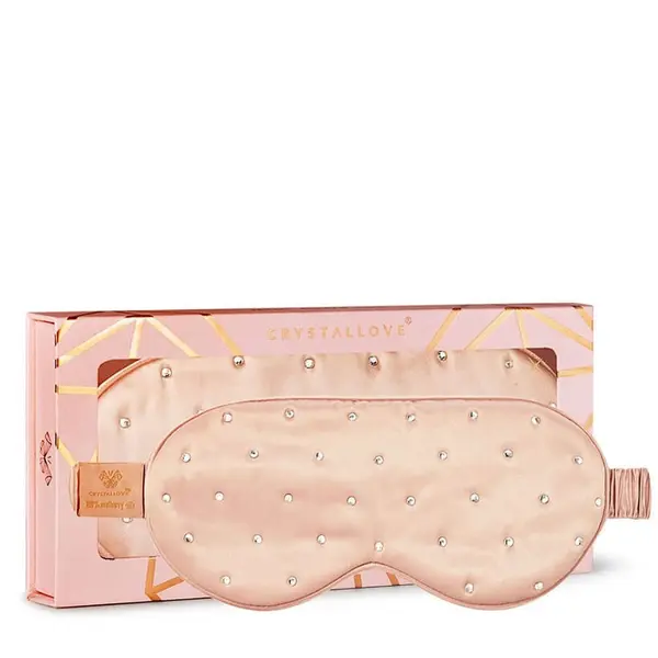Crystallove Crystallove Maske Za Lice Crystalized Silk Eye Mask Rose Gold Maska Spavanje 1 kom,