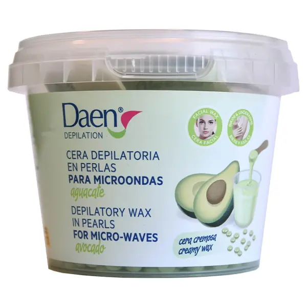 Daen Daen Hot Waxes Creamy Pearl Wax Microwave Avocado Vosak Za Uklanjanje Dlačica S Lica 100 g