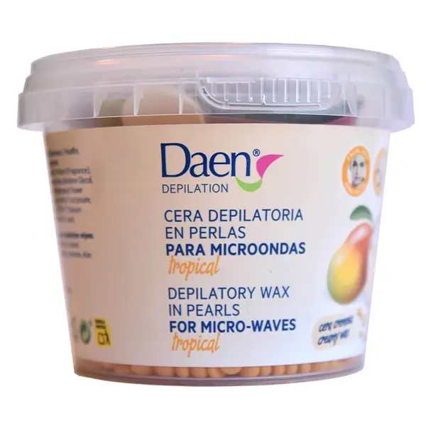 Daen Daen Hot Waxes Creamy Pearl Wax Microwave Tropical Vosak Za Uklanjanje Dlačica S Lica 100 g