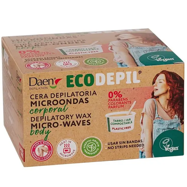 Daen Daen Hot Waxes Microwable Body Wax Ecodepil Vosak Za Uklanjanje Dlačica S Tijela 300 g
