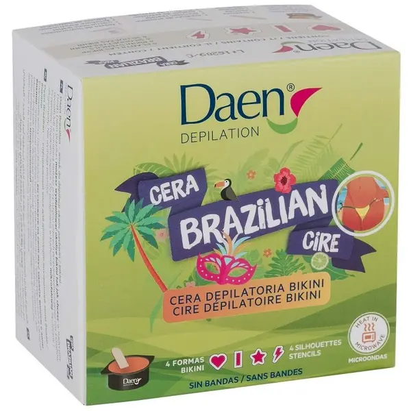 Daen Daen Hot Waxes Microwable Wax Brazilian Vosak Za Uklanjanje Dlačica S Tijela 100 g