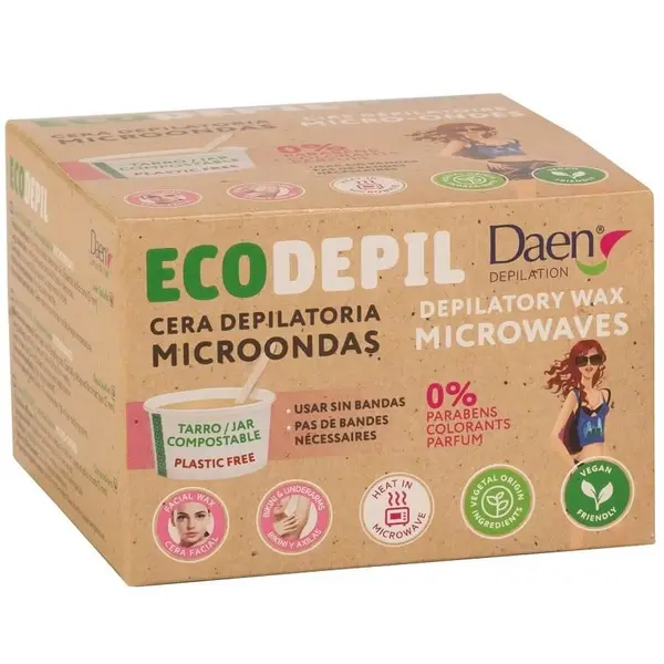 Daen Daen Hot Waxes Microwable Wax Ecodepil Vosak Za Uklanjanje Dlačica S Lica 100 g