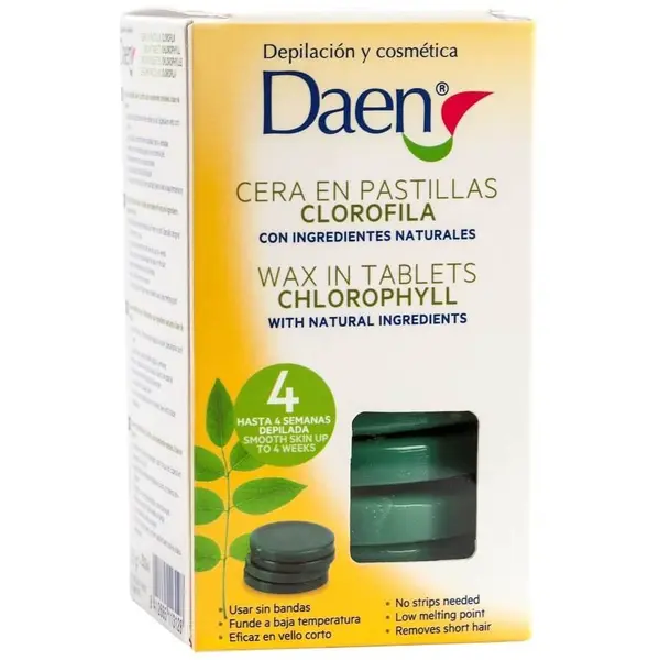 Daen Daen Hot Waxes Wax In Discs Chlorophyll Vosak Za Uklanjanje Dlačica S Tijela 240 g