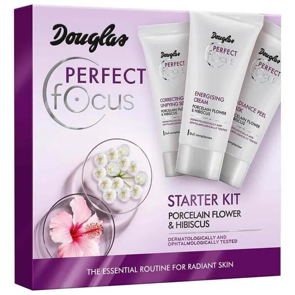 Douglas Collection Douglas Collection Skin Focus Perfect Starter Kit Porcelain Flower & Hibiscus Set 1 kom,