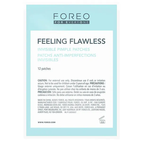 Foreo Foreo For EveryOne Feeling Flawless Invisible Pimple Patches Kozmetički Flasteri Protiv Prištića 1 kom,
