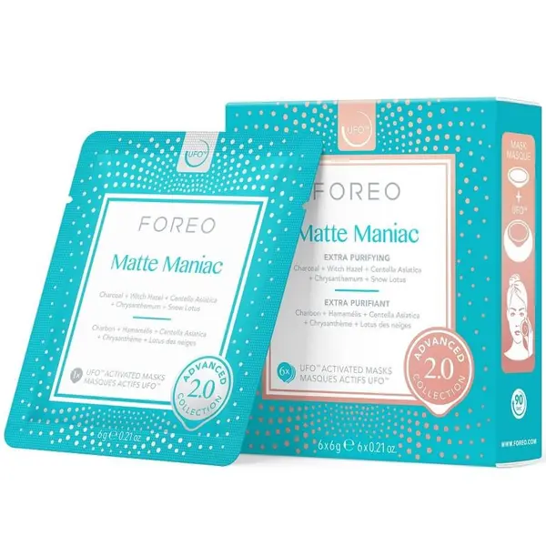 Foreo Foreo Maske Za Lice Ufo Mask Matte Maniac 2.0 Maska Njegu Lica 6 kom,