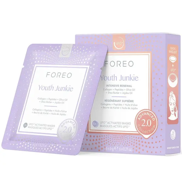 Foreo Foreo Maske Za Lice Ufo Mask Youth Junkie 2.0 Maska Njegu Lica 6 kom,