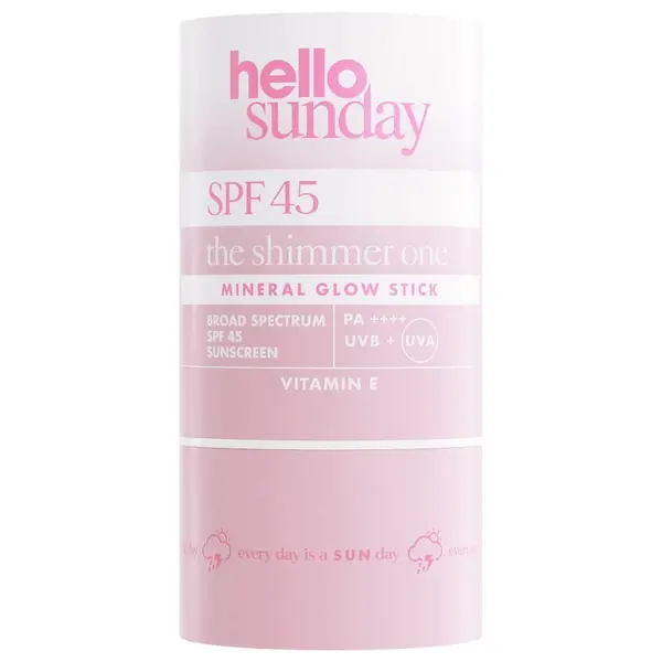 Hello Sunday Hello Sunday Zaštita Od Sunca Mineral Glow Stick SPF 45 Za Zaštitu 20 g