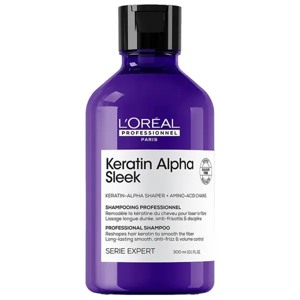 L'Oreal Professionnel Paris L'Oreal Professionnel Paris Keratin Alpha Sleek Professional Shampoo Šampon 300 ml