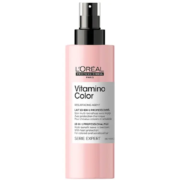 L'Oreal Professionnel Paris L'Oreal Professionnel Paris Vitamino Color 10-In-1 Professional Milk With Heat Protection Sprej Za Njegu Kose 190 ml