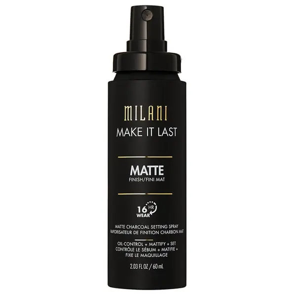 MILANI MILANI Make It Last Matte Charcoal Setting Spray Sprej Za Fiksiranje Šminke 60 ml