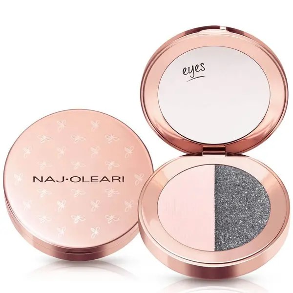 Naj Oleari Naj Oleari Sjenila Matte & Shine Duo Eyeshadow Pink Silver Sjenilo Za Oči 2,5 g