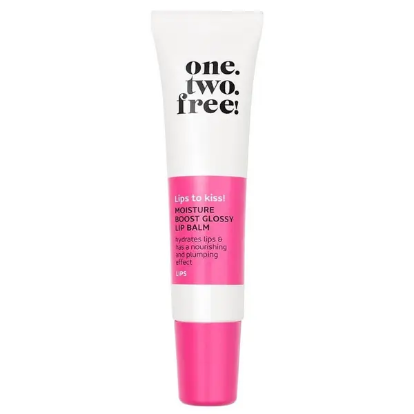 one.two.free! one.two.free! Balzam Za Usne Moisture Boost Glossy Lip Balm Original 13 g