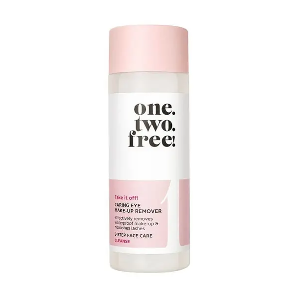one.two.free! one.two.free! Caring Eye Make-Up Remover Odstranjivač Šminke Za Područje Oko Očiju 125 ml