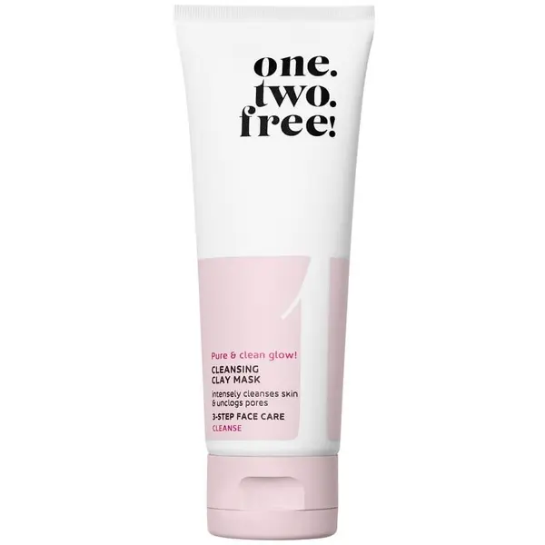 one.two.free! one.two.free! Cleansing Clay Mask Maska Za Njegu Lica 75 ml