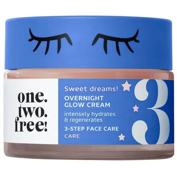 one.two.free! one.two.free! Overnight Glow Cream Krema Za Njegu Lica 50 ml