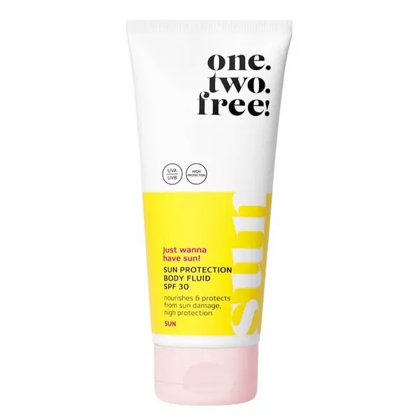 one.two.free! one.two.free! Zaštita Od Sunca Sun Protect Body Fluid SPF30 Losion Za Zaštitu 200 ml