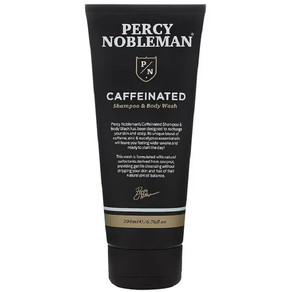 Percy Nobleman Percy Nobleman Caffeinated Shampoo & Body Wash Gel Za Tuširanje Tijelo I Kosu 200 ml