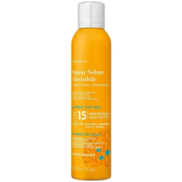 Pupa Pupa Zaštita Od Sunca Invisble Sunscreen Spray SPF 15 Sprej Za Zaštitu 200 ml