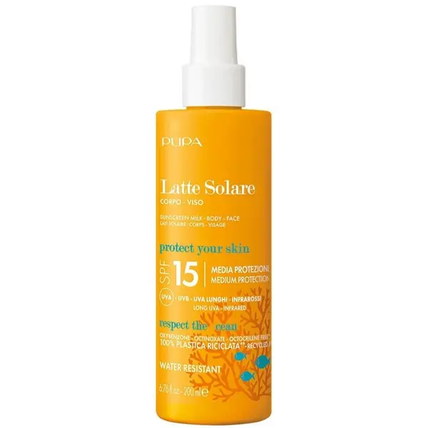 Pupa Pupa Zaštita Od Sunca Sunscreen Milk SPF 15 Mlijeko Za Tijelo Zaštitu 200 ml