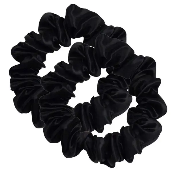 StarSilk StarSilk Gumice Za Kosu Silk Hairband Midi Black Moon Gumica 2 kom,