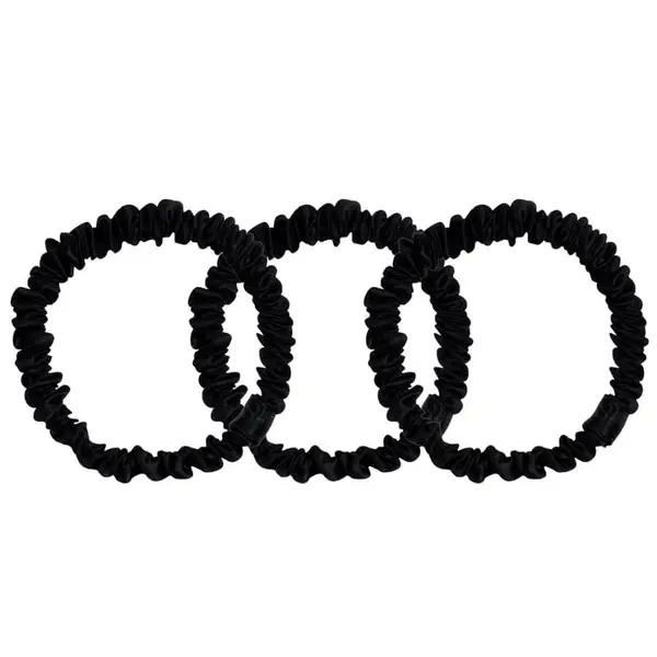 StarSilk StarSilk Gumice Za Kosu Silk Hairband Skinny Black Moon Gumica 3 kom,