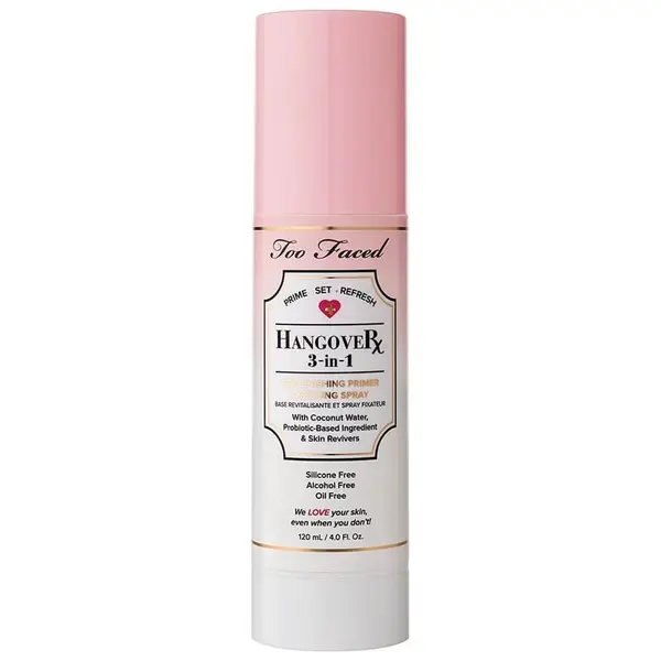 Too Faced Too Faced Hangover 3-in-1 Replenishing Primer & Setting Spray Sprej Za Fiksiranje Šminke 120 ml