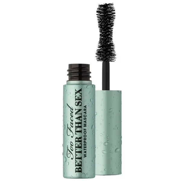 Too Faced Too Faced Maskare Better Than Sex Mascara Waterproof Travel Size Deepest, Intense Black Vodootporna Maskara Za Volumen 4,8 g