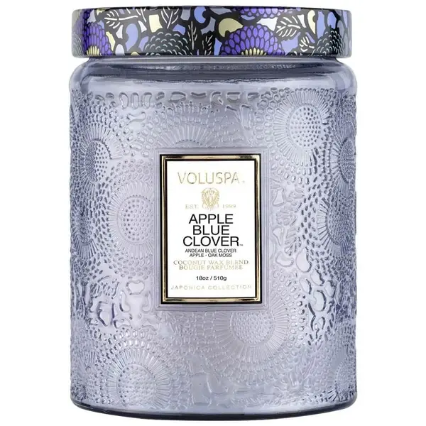 Voluspa VOLUSPA Apple Blue Clover Large Jar Candle Mirisna Svijeća 510 g